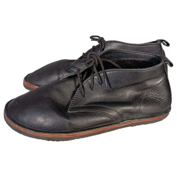 SoftStar Chukka Shoes Ankle Lace Up Black Leather Mens 10 - Picture 10 of 10